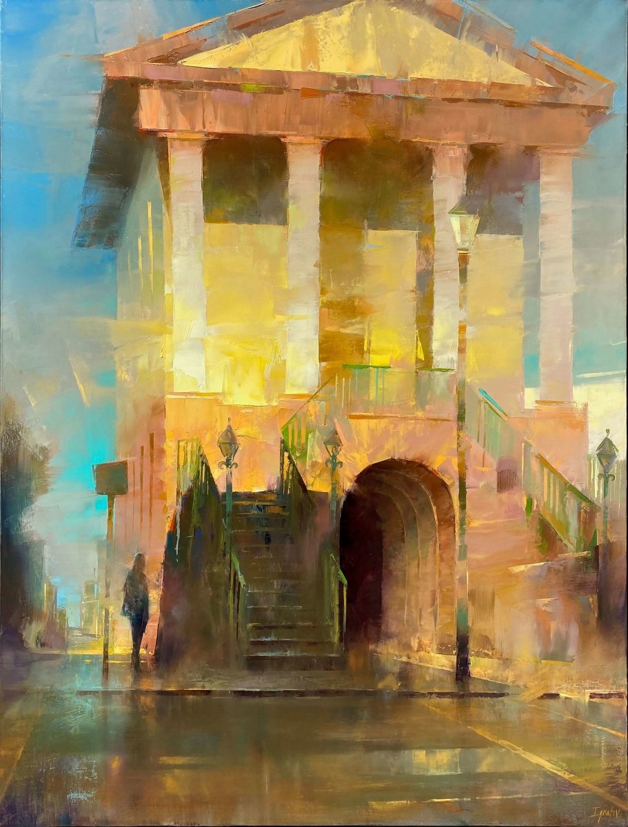 Sunlight on Market by Ignat Ignatov at LePrince Galleries